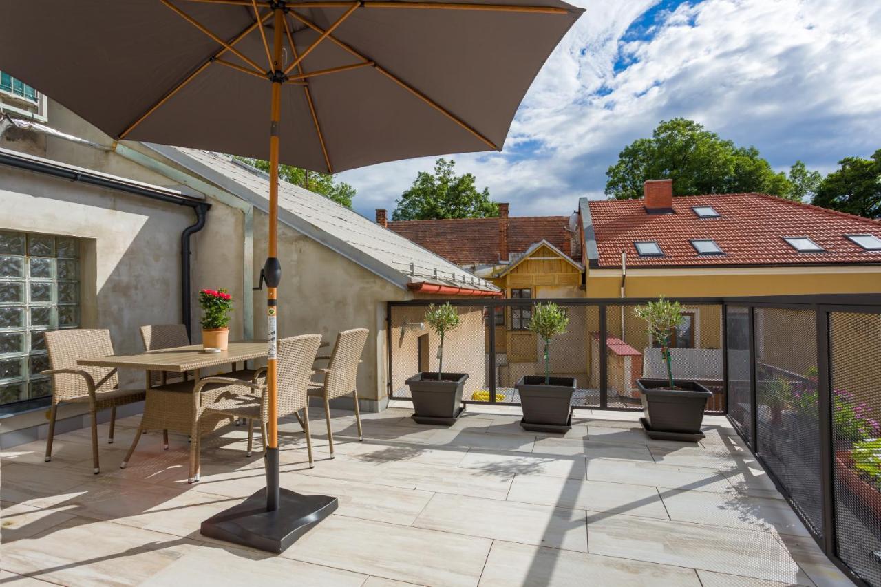Luxusní velký apartmán s terasou v centru Litomyšle Exterior foto